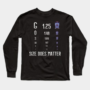 Modelrailroad HO N Z Train Model Long Sleeve T-Shirt